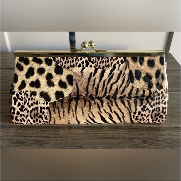 depeche mode NY Handbags - EUC, depeche mode New York, Animal Print Shoulder/Clutch Bag